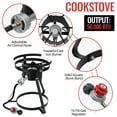 thumbnail image 5 of Worcest 10 Qt Propane Outdoor Fish Fryer Set 50,000 BTU - Deep Fryer Aluminum Seafood Boiler Steamer Kit Crawfish Fish Fryer Stock Pot, 5 of 6