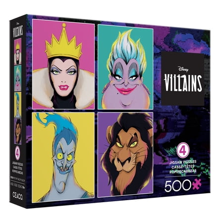 Ceaco 2000 Piece Disney Villains Interlocking Jigsaw Puzzle
