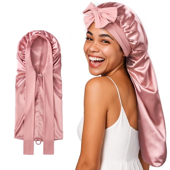 Gorro de seda Umisleep 22 Momme Mulberry Silk para mujer, color rosa
