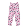 thumbnail image 6 of Daiia Cherry Strawberry Men's Sleep Pant with Pockets and Drawstring,Pajama Pants-Medium, 6 of 9