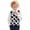 Abstract Cow Print, variant on Christmas Elf Costume Candy Cane Kids Button Vest Polyester Fabric High Quality Classic Kids Stylish Formal Vest for Party Family Gathering