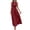 Red, variant on XuJwPNcy Dresses for Women Sleeveless Tie Front Aline Dress Round Neck Thin Maxi Dresses Ladies Summer Comfortable Clothes