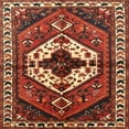 thumbnail image 1 of Ahgly Company Indoor Square Traditional Red Persian Area Rugs, 8' Square, 1 of 6