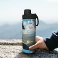 thumbnail image 7 of Cauagu Clear Sky Mountain Red Dragon Print 18oz Vacuum Insulated Stainless Steel Water Bottle,Coffee Travel Mug Spill Proof with Lid,Thermos Cup for Keep Hot/Ice Water Drinks, 7 of 7