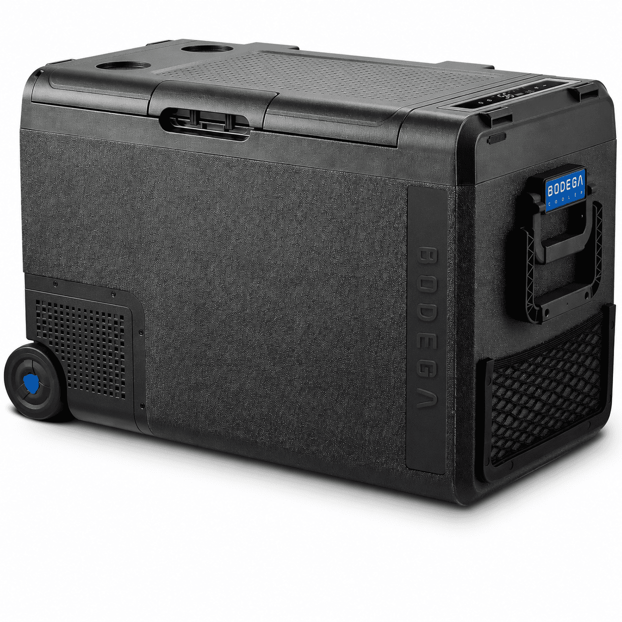 BODEGA 12V Car Refrigerator 50Qt Dual Zone Portable Freezer, APP Control, -4°F to 68°F, Electric Cooler with Wheels for RV Camping Truck Travel
