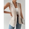 thumbnail image 2 of MORTTIC Women's Sleeveless Vest Blazer, Casual Open Front Work Office Top, XL, 2 of 6