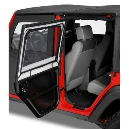 - Bestop HighRock 4x4 Element Doors Upper Fabric Half-doors, REAR doors
