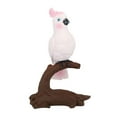 thumbnail image 3 of Figura de pájaro modelo Acento Juguete cognitivo Colección Adorno de escritorio Mesa de paisaje Cacatúa rosa, 3 of 9