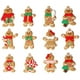 thumbnail image 3 of Fabricantes de nuevos adornos colgantes de hombre de jengibre, adornos colgantes para árbol de Navidad, Navidad de PVC para fiestas navideñas, 3 of 4
