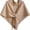Light Khaki, variant on Fleece Shawl Wrap for Women, Fleece Poncho shawls Wrap Scarf Sweater Shall Cape | Knit Triangle,Lightweight Warm Cozy Material,Soft Non-itchy,Slouchy Accessory,Perfect For Evening Dresses & Flights