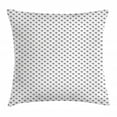 thumbnail image 1 of Pi Throw Pillow Cushion Cover, Math Intelligence Themed Pattern with Special Number Symbol in Minimal Style, Decorative Square Accent Pillow Case, 24" X 24", Charcoal Grey White, by Ambesonne, 1 of 2