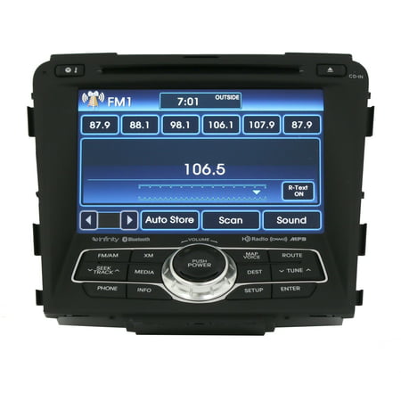 2013 Hyundai Sonata AM FM XM HD Bluetooth mp3 Single CD Player Part