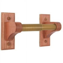 Toilet Paper Holder, Oak & White