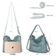thumbnail image 5 of Bolsos cruzados grandes para mujer, bolsos de hombro, conjunto de monedero y cartera para mujer, bolsos Hobo, 5 of 5