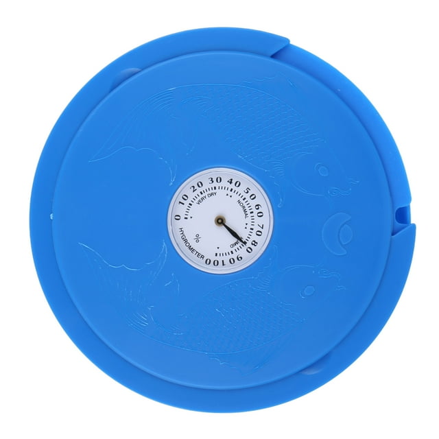 Guitar Humidifier Anti Drying Acoustic Guitar Sound Hole Humidifier with Hygrometer Blue