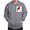 Graphite Gray, variant on - Cardinal (2) Zip Hoodie - Zip Hoodie, Classic Hooded Sweatshirt with Metal Zipper