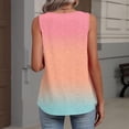 thumbnail image 6 of Qwertyu Womens Tank Tops V Neck Ruched Cute Summer Tops Loose Fit Casual Sleeveless Beach Vacation Clothes for Woman 2026 Pink L, 6 of 6