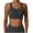 Gray, variant on ktowifly Sports Bras for Women Yoga Racerback Sports Bras Comfortable Breathable Bralette Seamless Gym Tops
