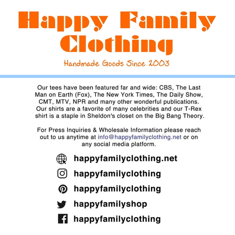 Happy Family Clothing Vintage Bike Bicycle T-Shirt Happy Family Clothing Vintage Bike Bicycle T-Shirt