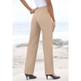 thumbnail image 2 of Roaman's Women's Plus Size Petite Classic Bend Over Pant, 2 of 6