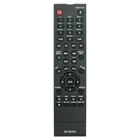 SE-R0265 Replace Remote for Toshiba DVR D-R410 D-R410KU D-R400 D-R430 D-FTV200