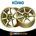 thumbnail image 2 of 17x8 Konig 54GG Ultraform Gloss Graphite Wheel 5x4.5 (45mm), 2 of 5