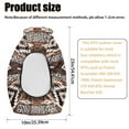 thumbnail image 7 of Uorisanigo ATV Seat Covers, Brown Aztec Print Motorcycle Passenger Seat Cushion Cover Compatible with Sportsman Rancher Polaris Sportsman Foreman Scrambler Kodiak Most ATV, 7 of 7
