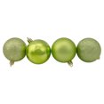 thumbnail image 2 of 60ct Shatterproof Green Kiwi 4-Finish Christmas Ball Ornaments 2.5" (60mm), 2 of 2