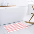 thumbnail image 2 of Pink Gingham Buffalo Check Doormat Welcome Mats Rugs Non-slip Carpet Outdoor/Indoor For Home/Office/Bedroom,20(W)X31.5(L),Pink White Plaid, 2 of 7