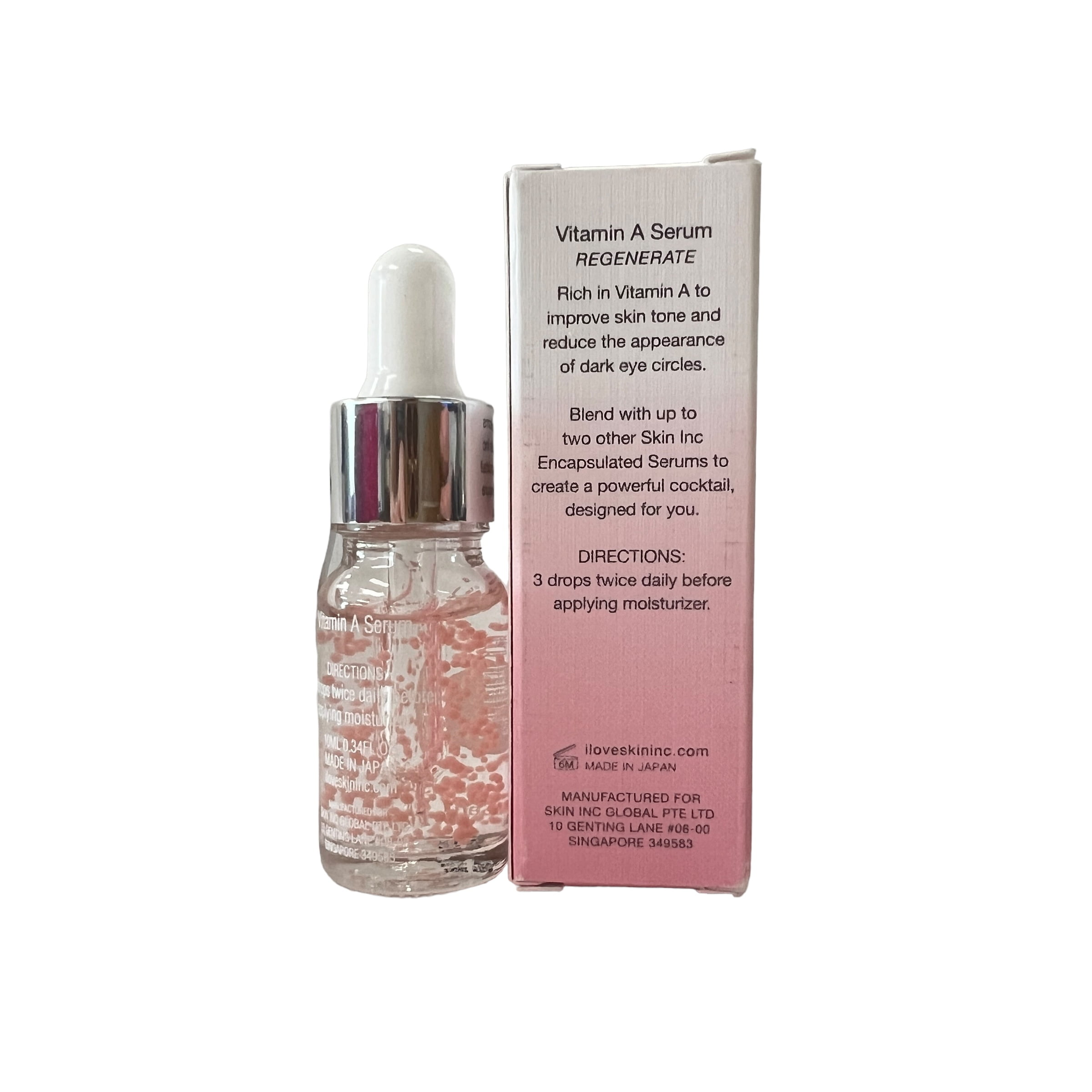 Skin Inc Supplement Bar Vitamin A Serum Rejuvenate 10ml