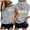 Grey, variant on Sentmoon Hooded Sweatshirt Short Sleeve Loose Oversized Travel Outfit with Print with Pocket Drawstring Women's Clothes Summer Delightful for City Sightseeing in Fall Gray XL