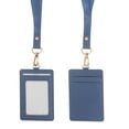 thumbnail image 2 of Raindrops Blue Name Tag Holder with Lanyard Clear Sleeve Protecting Work and Game Cards, 2 of 8