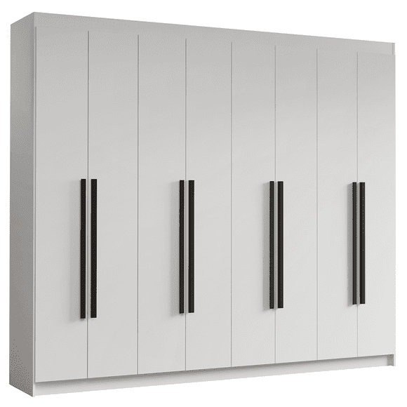 Ropero Closet Madesa Venus 8 Puertas 216cm Blanco 12