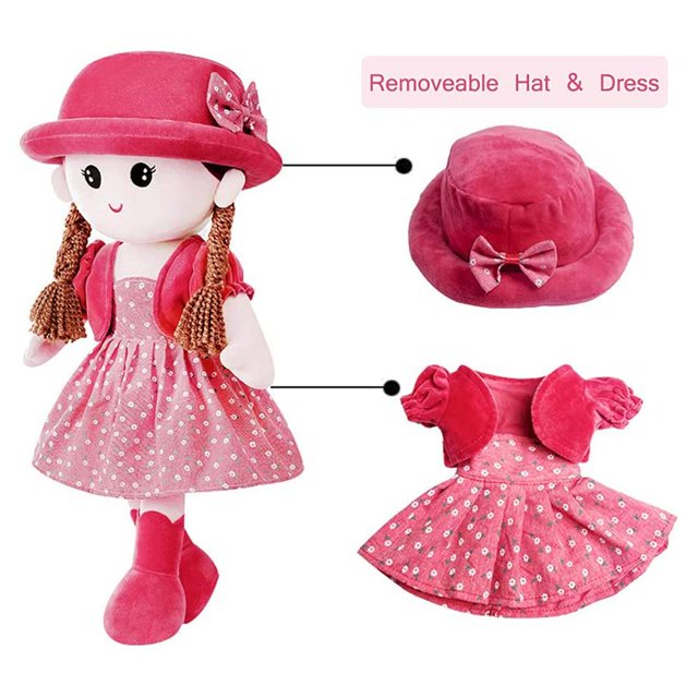 Stuffed Plush Doll Toy Princess Doll Ragdoll Toy Baby Girl Rag Doll Soft Stuffed Plush Doll Toy Cute Princess Doll Ragdoll Toy Children S Room Decoration