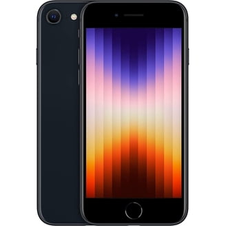 Refurbished Apple iPhone SE 3rd Gen A2595, 64GB, Midnight, Fully