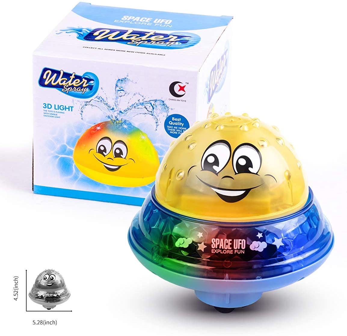 space ufo explorer fun bath toy