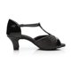 thumbnail image 3 of Zapatos de baile de salón para mujer, zapatos de baile latino de tango para adultos, color negro 1, 3 of 4
