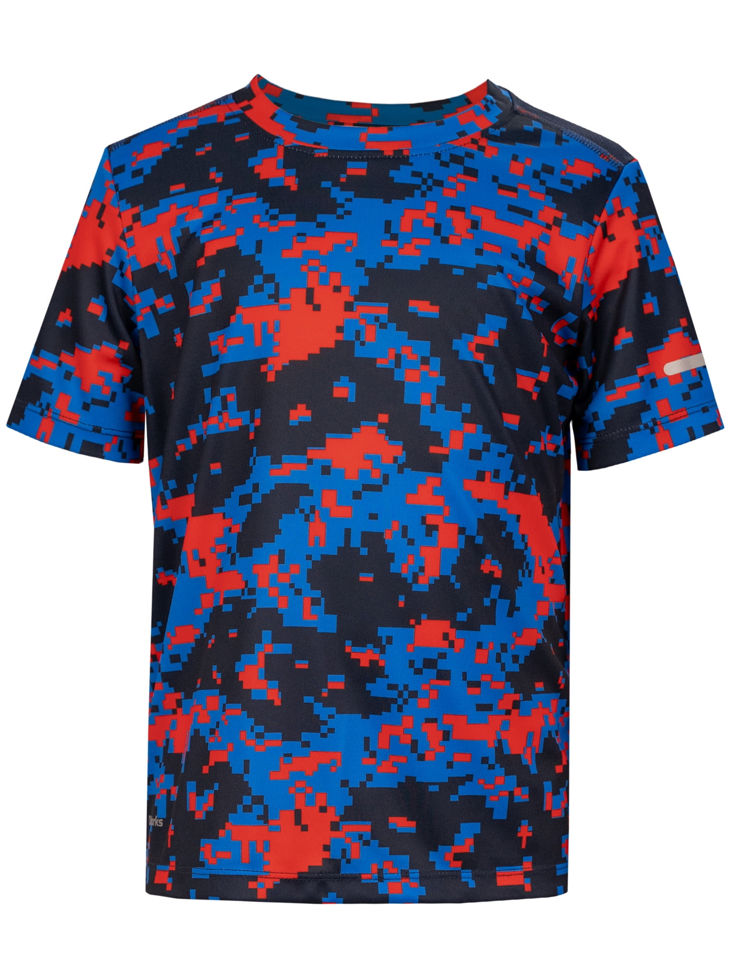 Athletic Works Boys Short Sleeve Core Active T-Shirt, Sizes 4-18 & Husky