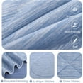 thumbnail image 3 of Cooling Comforters Twin Size for Night Sweates Hot Sleepers Hot Flashes - MH MYLUNE HOME Arc-Chill Double Sided Summer Comforter for Bed Couch, Machine Washable, Blue 59"x79", 3 of 7