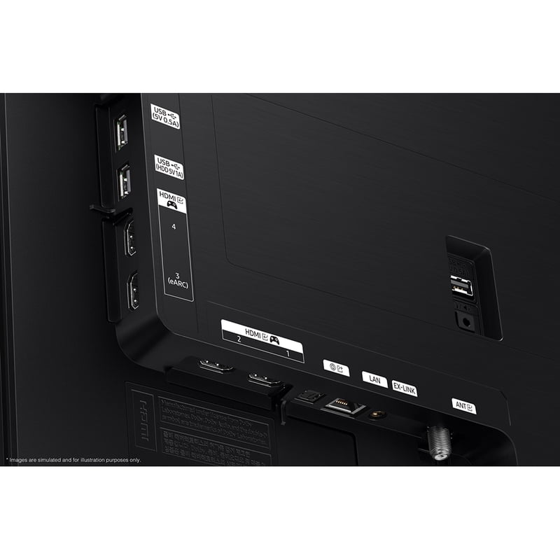 Samsung 65 inch OLED 4K S90F Vision AI Smart TV (2025) display and camera view