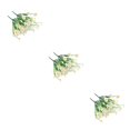 thumbnail image 3 of Paquete de flores artificiales Wosthever Plantas falsas para exteriores Ramo de crisantemo salvaje Type1 NO1, 3 of 6