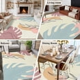 thumbnail image 6 of 6x9 Washable Area Rug, Boho Abstract Non-Slip Large Rectangle Rug for Living Room Dining Room, Geometric Morandi Color Minimalist Indoor Floor Mat for Home Decor, 6 of 9