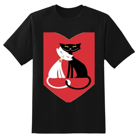 Men's Graphic TeeCat (1) Letter Print T-Shirts Round Neck Short Sleeves Sizes XS-5XL Summer Daily Casual Tops