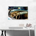 thumbnail image 2 of ARTCANVAS Old Car Interior Home decor Canvas Art Print - Size: 26" x 18" (1.50" Deep), 2 of 9