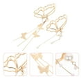 thumbnail image 4 of 2 Pcs Pince à Cheveux Perle à Franges Pinces Accessoire Cheveux Fille, 4 of 8