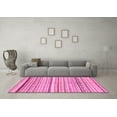 thumbnail image 3 of Ahgly Company Indoor Rectangle Abstract Pink Modern Area Rugs, 2' x 4', 3 of 4
