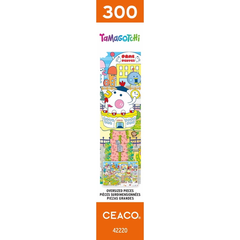 Ceaco Tamagotchi Town 300-PC Interlocking Jigsaw Puzzle for Adults