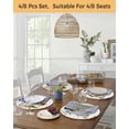 thumbnail image 5 of 13 Inch Round Placemats Set of 4, Sunflowers Non Slip Heat Insulation PP Table Mats, Farmhosue You Are My Sunshine Wooden Grain Washable Place Mats for Kitchen Dining Party Table Decor, 5 of 7