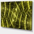 thumbnail image 2 of Golden Psychedelic Fractal Metal Grid Art - Abstract Art on Canvas, 2 of 3