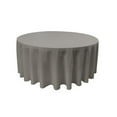 thumbnail image 2 of LA Linen Polyester Poplin Tablecloth 120-Inches Round, Gray Dark, 2 of 2